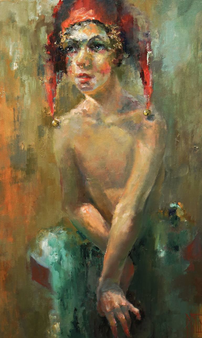 Original Figurative People Painting by PAVEL FILIN