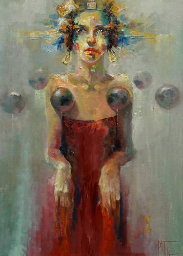 Original People Paintings by PAVEL FILIN