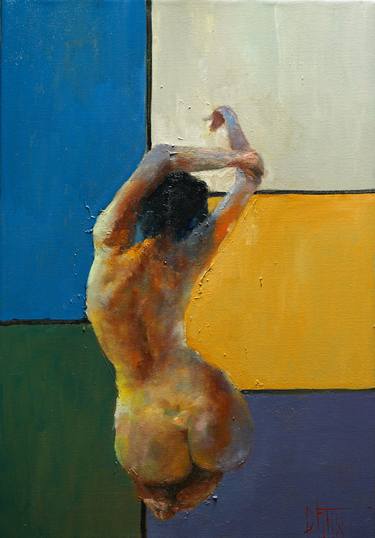 Original Impressionism Nude Paintings by PAVEL FILIN