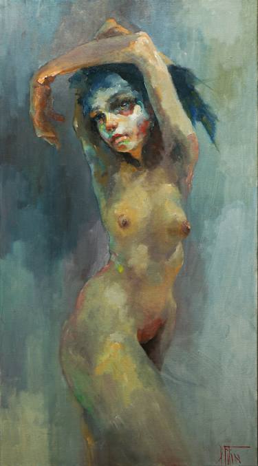 Original Figurative Nude Paintings by PAVEL FILIN