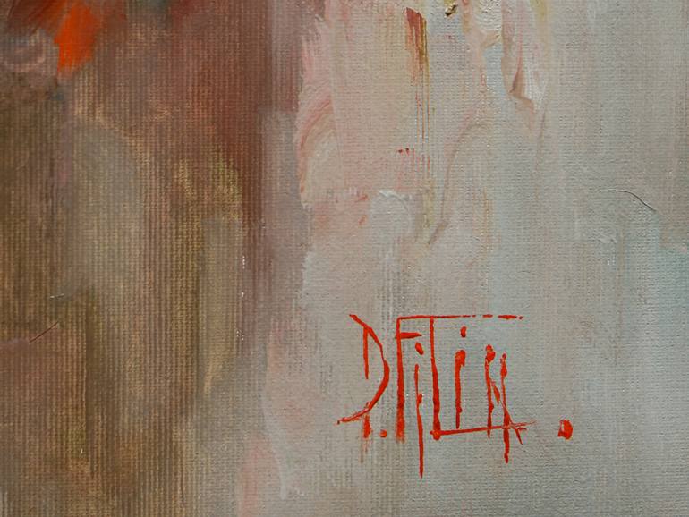 Original Impressionism People Painting by Pavel Filin