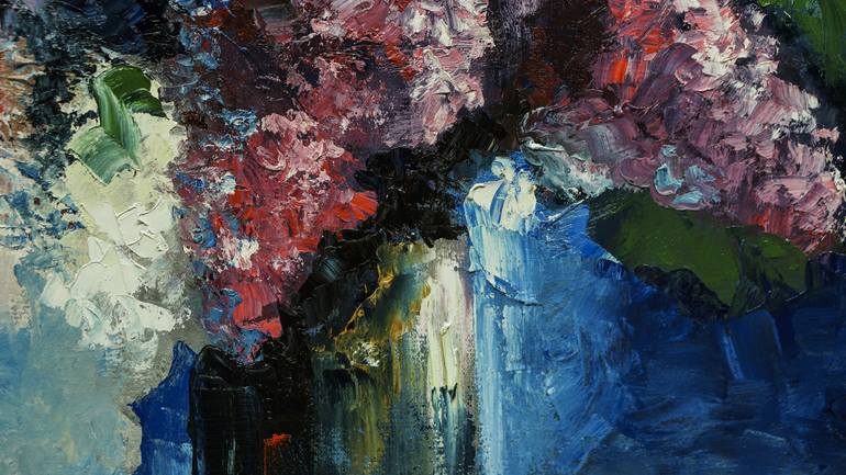 Original Impressionism Still Life Painting by PAVEL FILIN