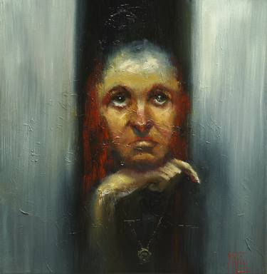Original Expressionism Portrait Paintings by PAVEL FILIN