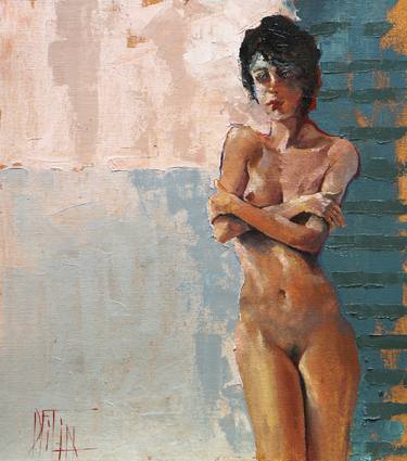 Original Impressionism Erotic Paintings by PAVEL FILIN