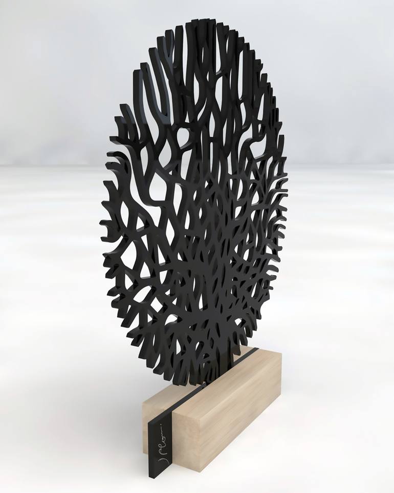 Original Abstract Geometric Sculpture by Jose Alonso