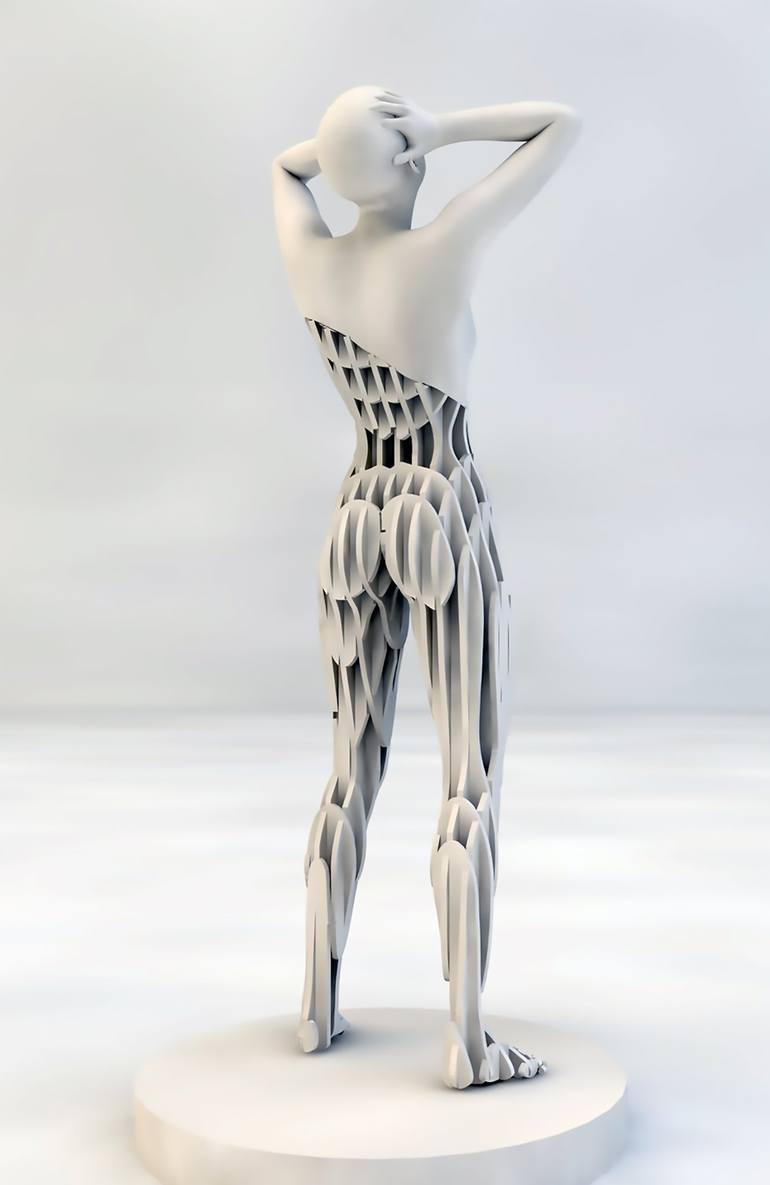 Original Minimalism Body Sculpture by Jose Alonso