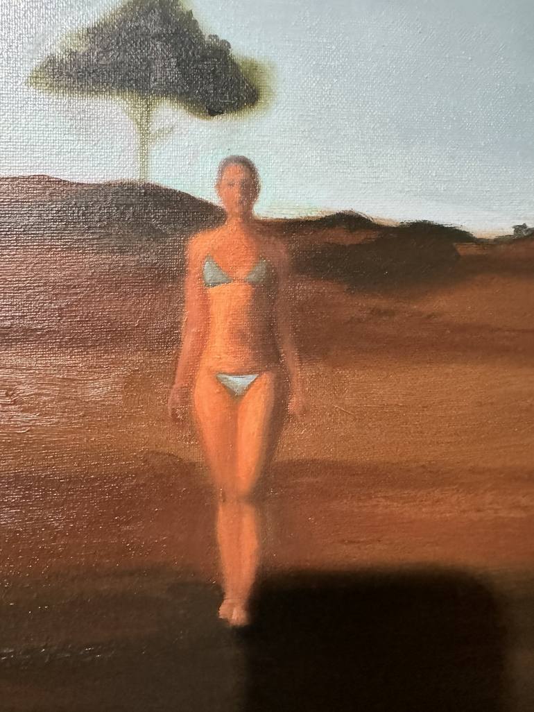 Original Figurative Beach Painting by STELIOS RAIDOS