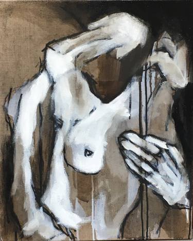 Original Expressionism Erotic Paintings by Laurent Anastay Ponsolle