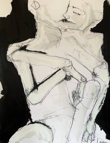 Original Love Drawing by Laurent Anastay Ponsolle