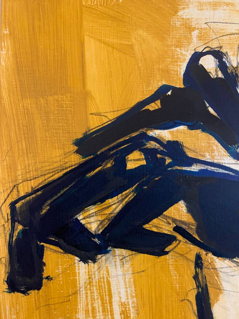 Original Expressionism Men Painting by Laurent Anastay Ponsolle