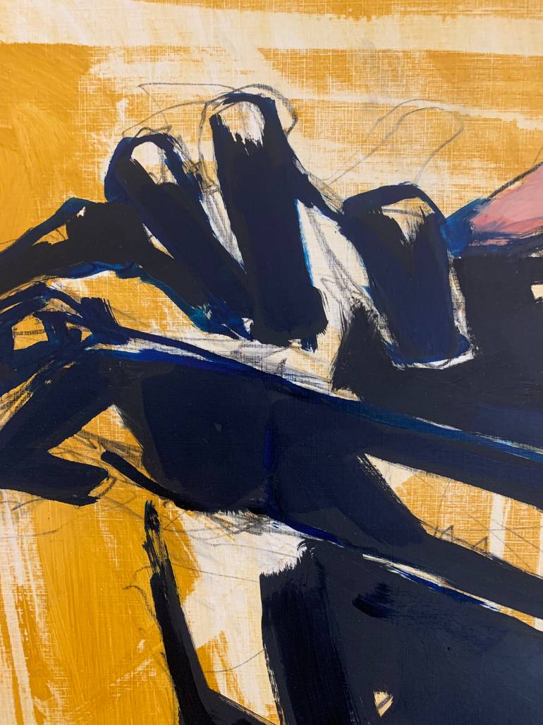 Original Expressionism Men Painting by Laurent Anastay Ponsolle