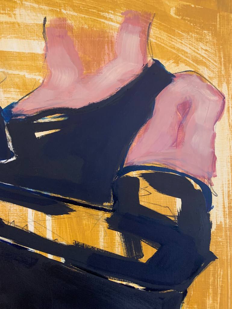 Original Expressionism Men Painting by Laurent Anastay Ponsolle