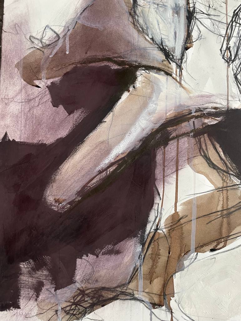 Original Expressionism Love Drawing by Laurent Anastay Ponsolle
