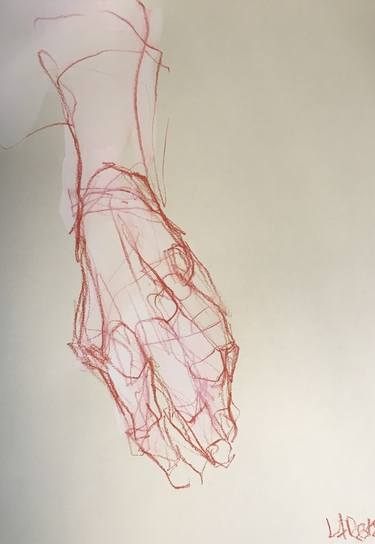 Original Figurative Body Drawings by Laurent Anastay Ponsolle