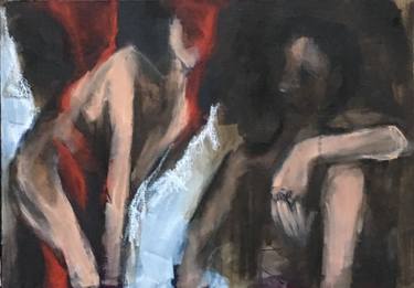 Original Expressionism Nude Paintings by Laurent Anastay Ponsolle