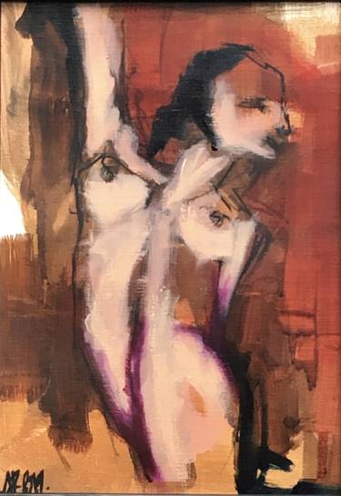 Original Expressionism Nude Paintings by Laurent Anastay Ponsolle