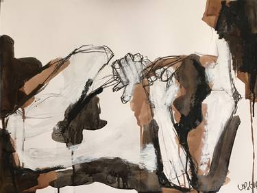 Original Expressionism Love Drawings by Laurent Anastay Ponsolle