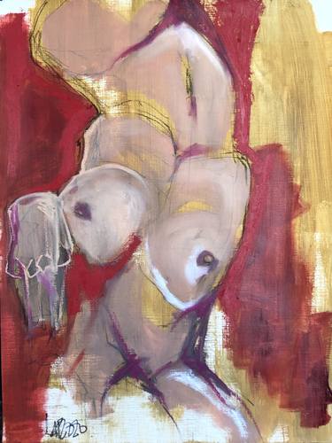 Original Expressionism Nude Paintings by Laurent Anastay Ponsolle