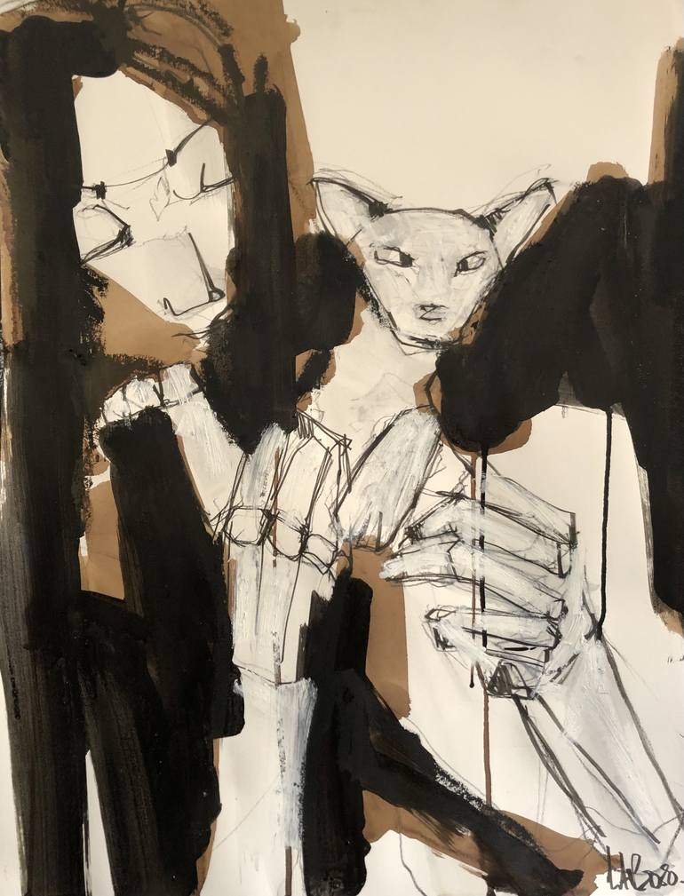 Original Modern Animal Drawings by Laurent Anastay Ponsolle