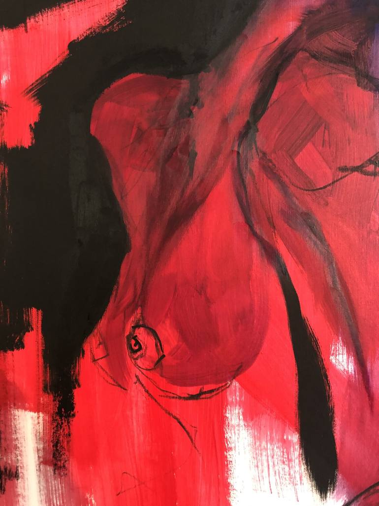 Original Modern Nude Painting by Laurent Anastay Ponsolle