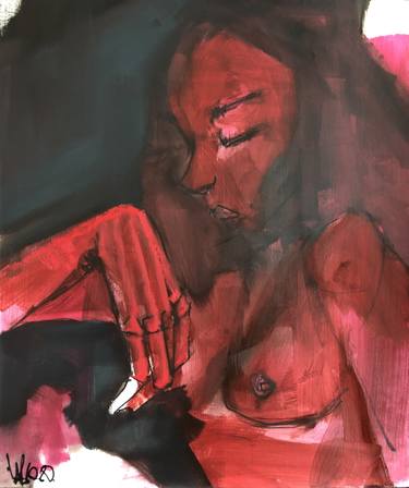 Original Modern Nude Paintings by Laurent Anastay Ponsolle