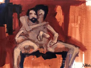 Original Expressionism Love Paintings by Laurent Anastay Ponsolle