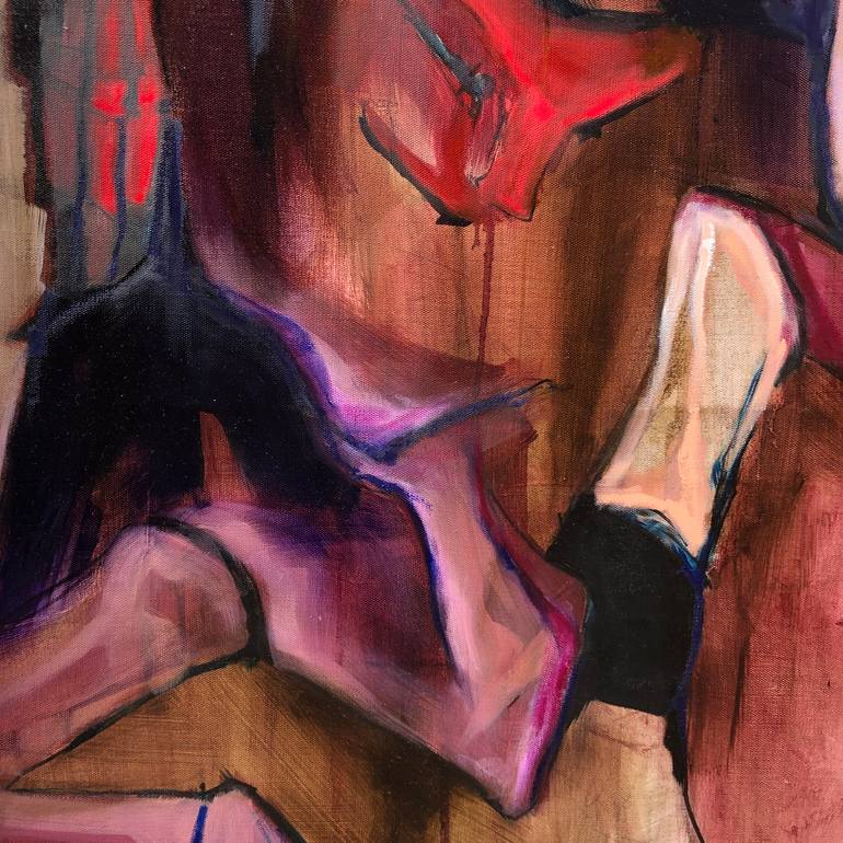 Original Expressionism People Painting by Laurent Anastay Ponsolle