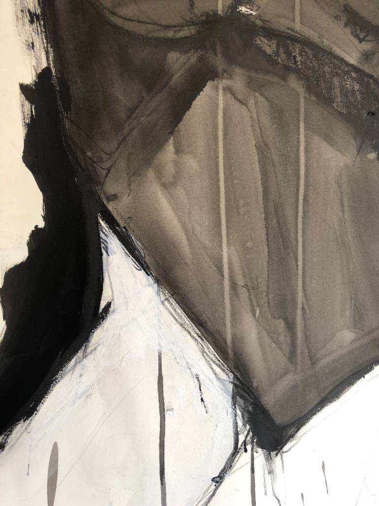 Original Expressionism Women Drawing by Laurent Anastay Ponsolle