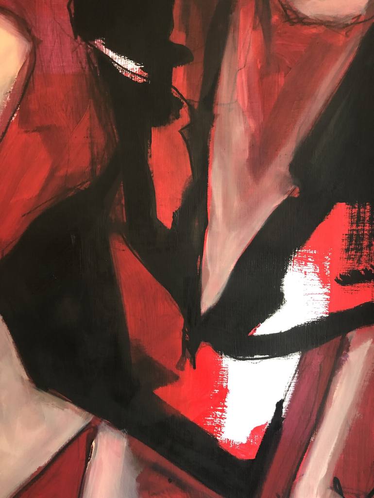 Original Expressionism Women Painting by Laurent Anastay Ponsolle