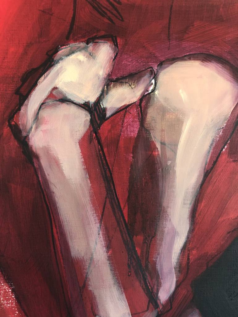 Original Expressionism Women Painting by Laurent Anastay Ponsolle