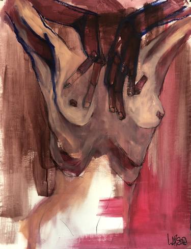 Original Expressionism Women Paintings by Laurent Anastay Ponsolle