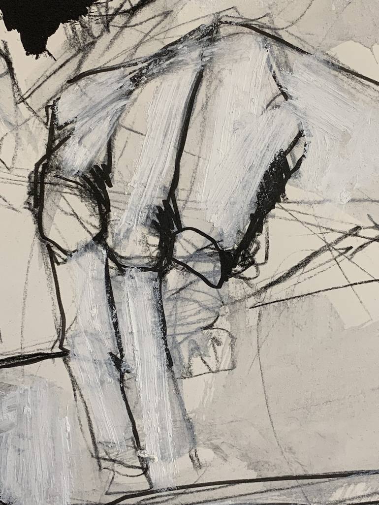 Original Expressionism Body Drawing by Laurent Anastay Ponsolle