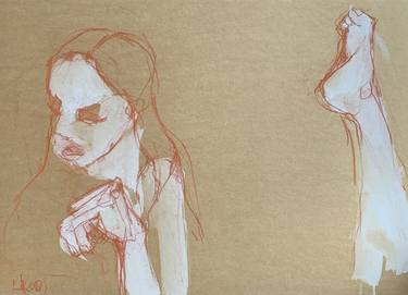 Original Women Drawings by Laurent Anastay Ponsolle