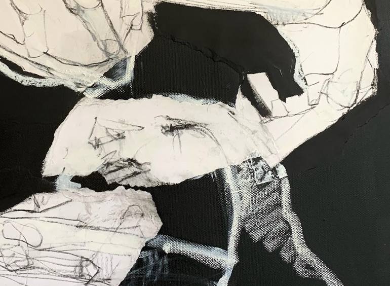 Original Expressionism Love Collage by Laurent Anastay Ponsolle