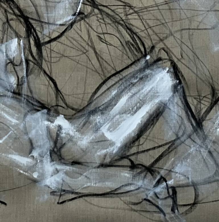 Original Abstract Expressionism Abstract Drawing by Laurent Anastay Ponsolle