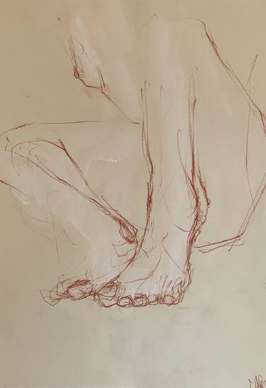 Original Nude Drawings by Laurent Anastay Ponsolle