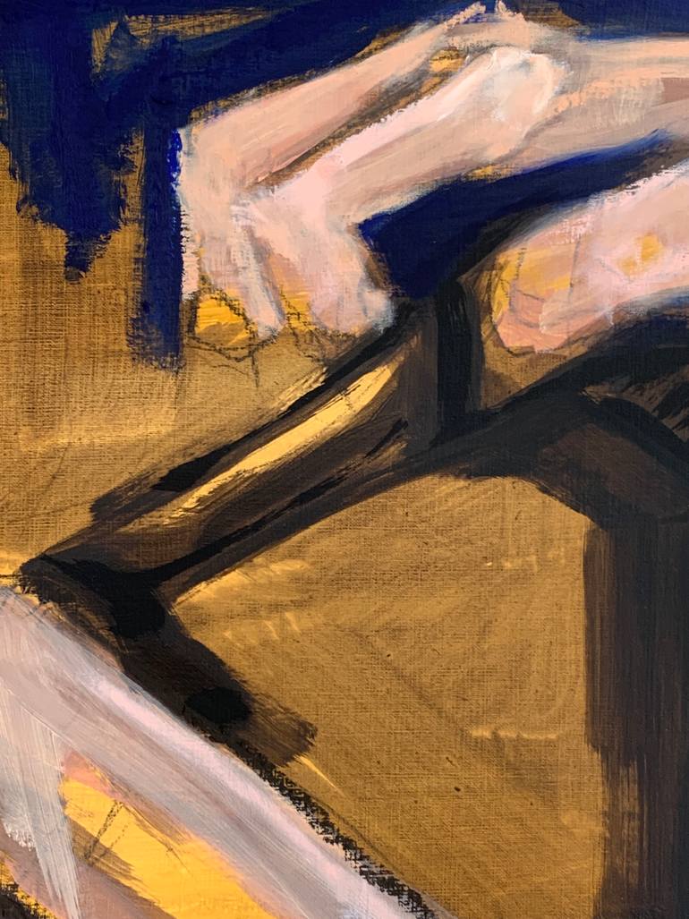 Original Expressionism People Painting by Laurent Anastay Ponsolle