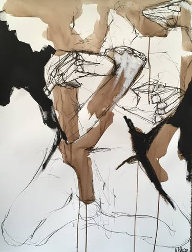 Original Expressionism Love Drawings by Laurent Anastay Ponsolle