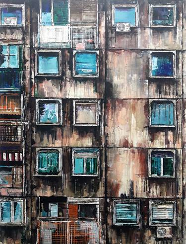 Print of Abstract Expressionism Cities Paintings by Nuri Ozcelik