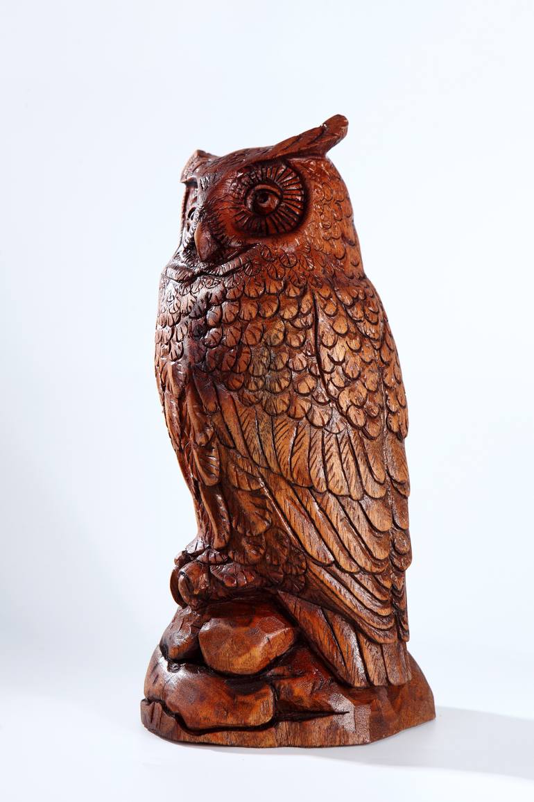 Original Art Deco Animal Sculpture by Krishnan Parthasarathy