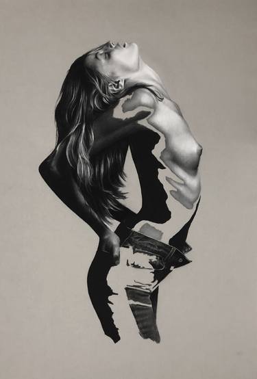 Print of Photorealism Women Drawings by Jules Draws