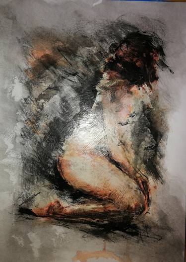 Original Expressionism Women Drawings by Ana Llestín