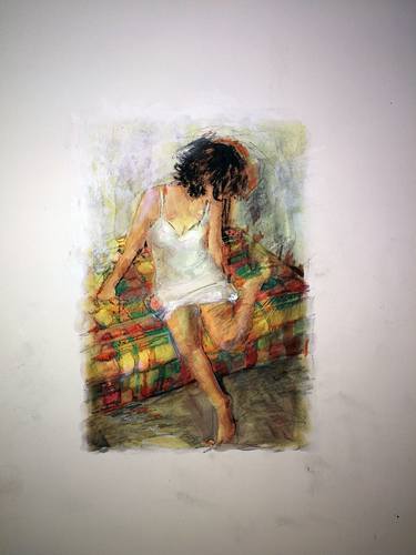Original Expressionism Women Drawings by Ana Llestín
