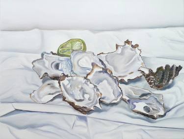 Original Fine Art Still Life Paintings by Dominika Lehocka