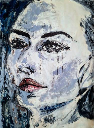 Print of Expressionism Portrait Paintings by Monika Lorincova