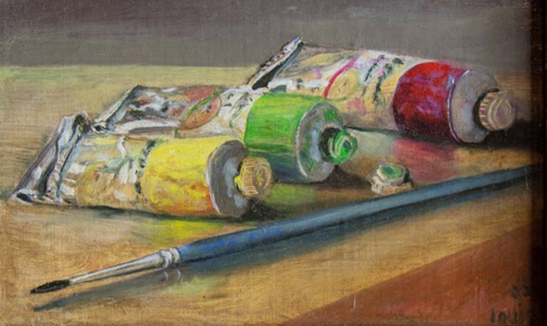 Watercolor Painting Exercise - A Paint Tube