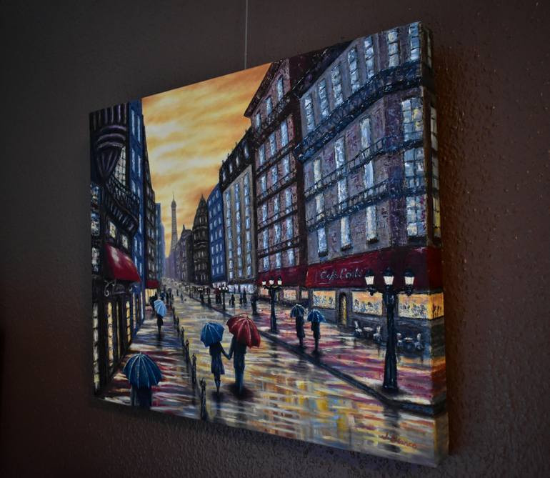 Original Cities Painting by Jessica Bianco