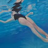Girl in open water by Markenzy Cesar