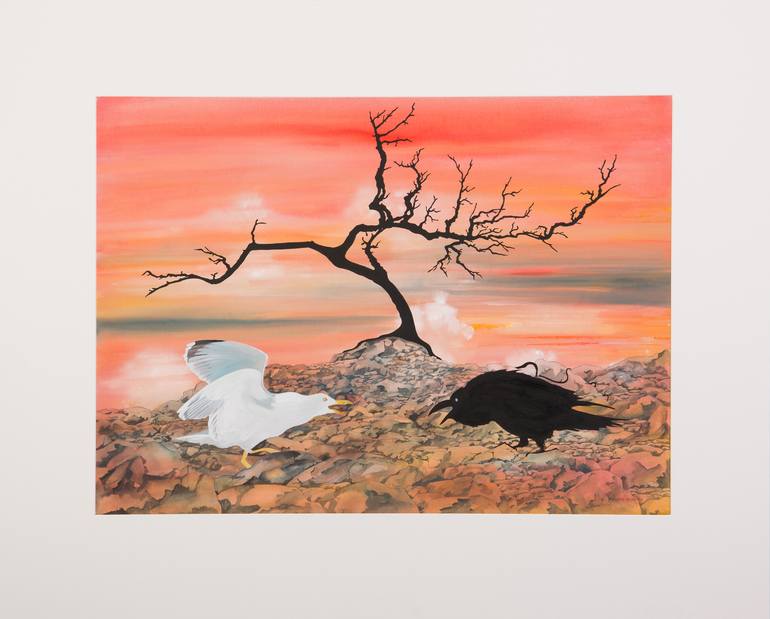 Original Figurative Fantasy Painting by Rhoda Taylor
