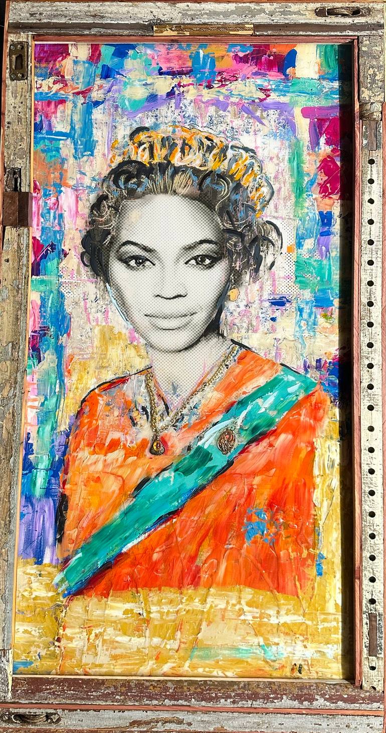 Original Contemporary Pop Culture/Celebrity Mixed Media by Epaul Julien